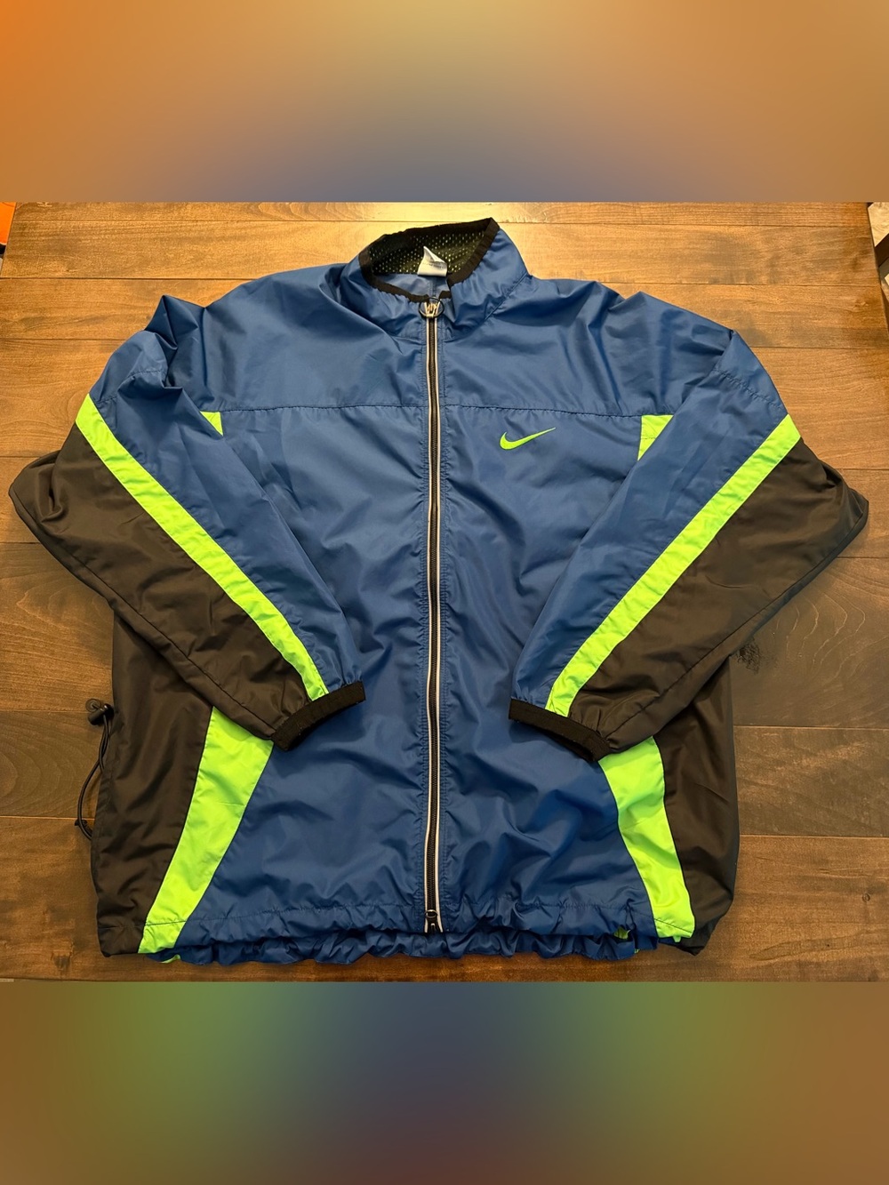 🌟 Nike Men’s Blue Vintage Wind Jacket